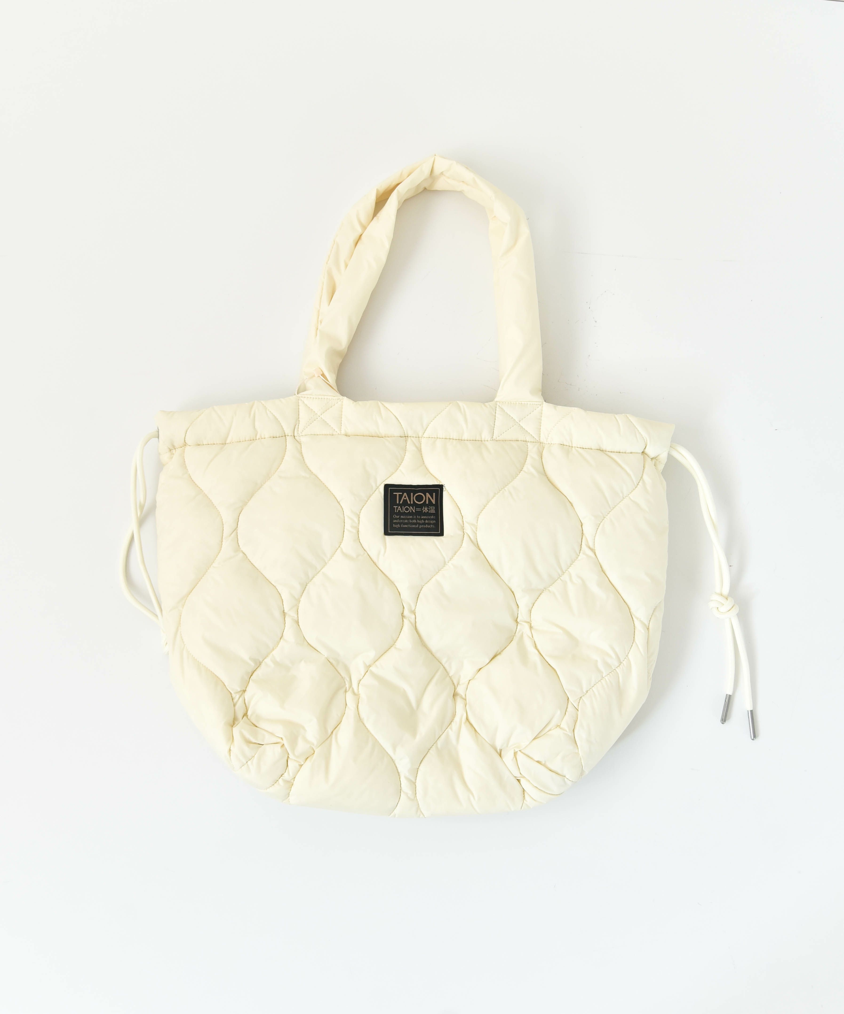 TAION｜MILNARY SOFT SHELL DOWN TOTE BAG-M [[TAION-TT02ALSML-1-M]][D]