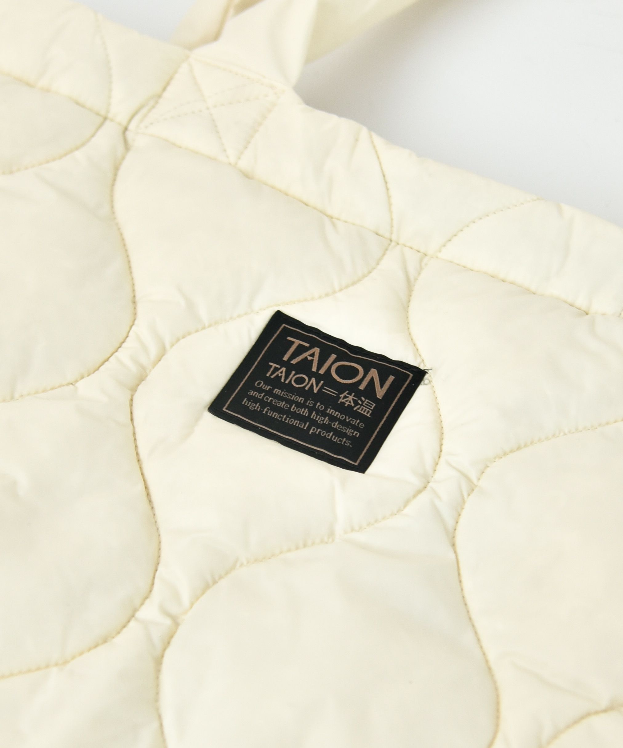 TAION｜MILNARY SOFT SHELL DOWN TOTE BAG-M [[TAION-TT02ALSML-1-M]][D]