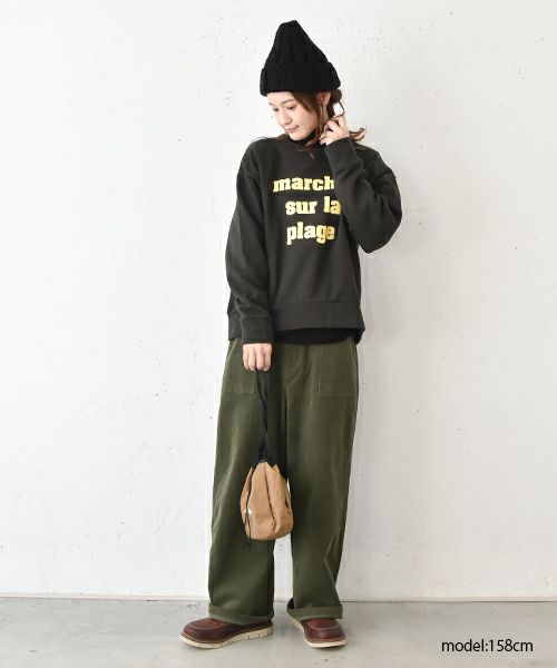 her.｜ロゴ入りスウェットプルオーバー [[11429]][C]