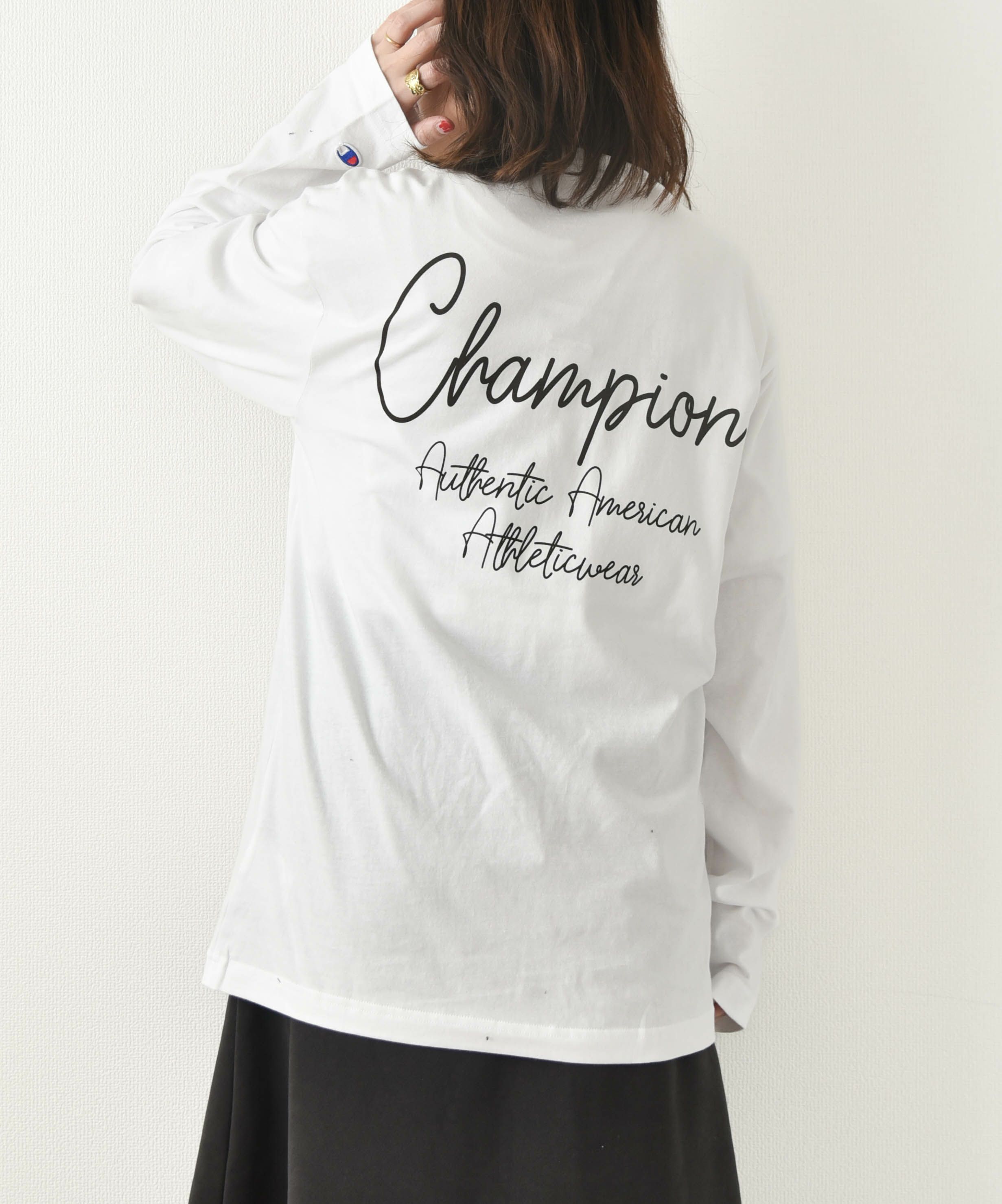 Champion｜LONG SLEEVE T-SHIRT [[C3-B408]][D]