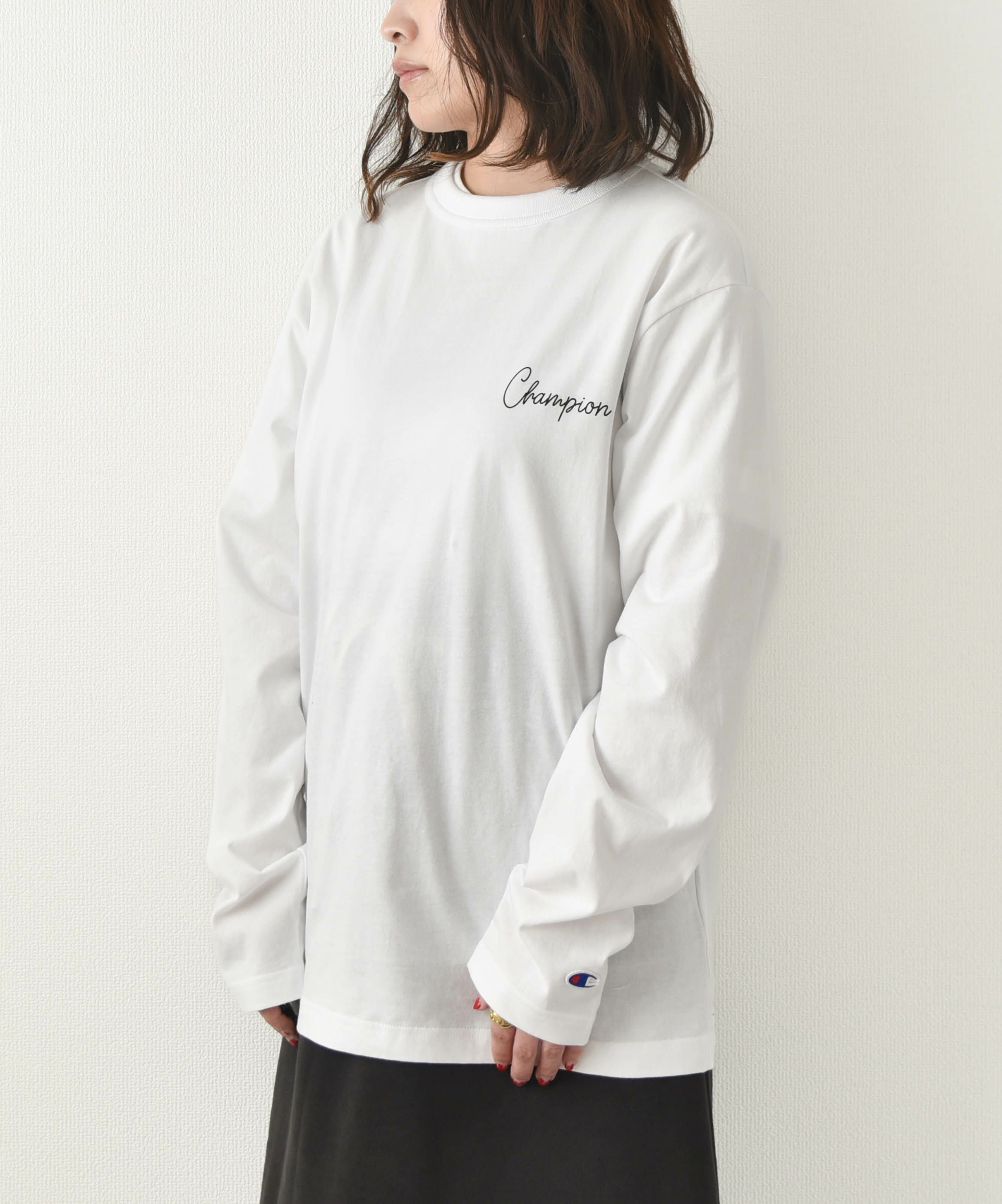 Champion｜LONG SLEEVE T-SHIRT [[C3-B408]][D]