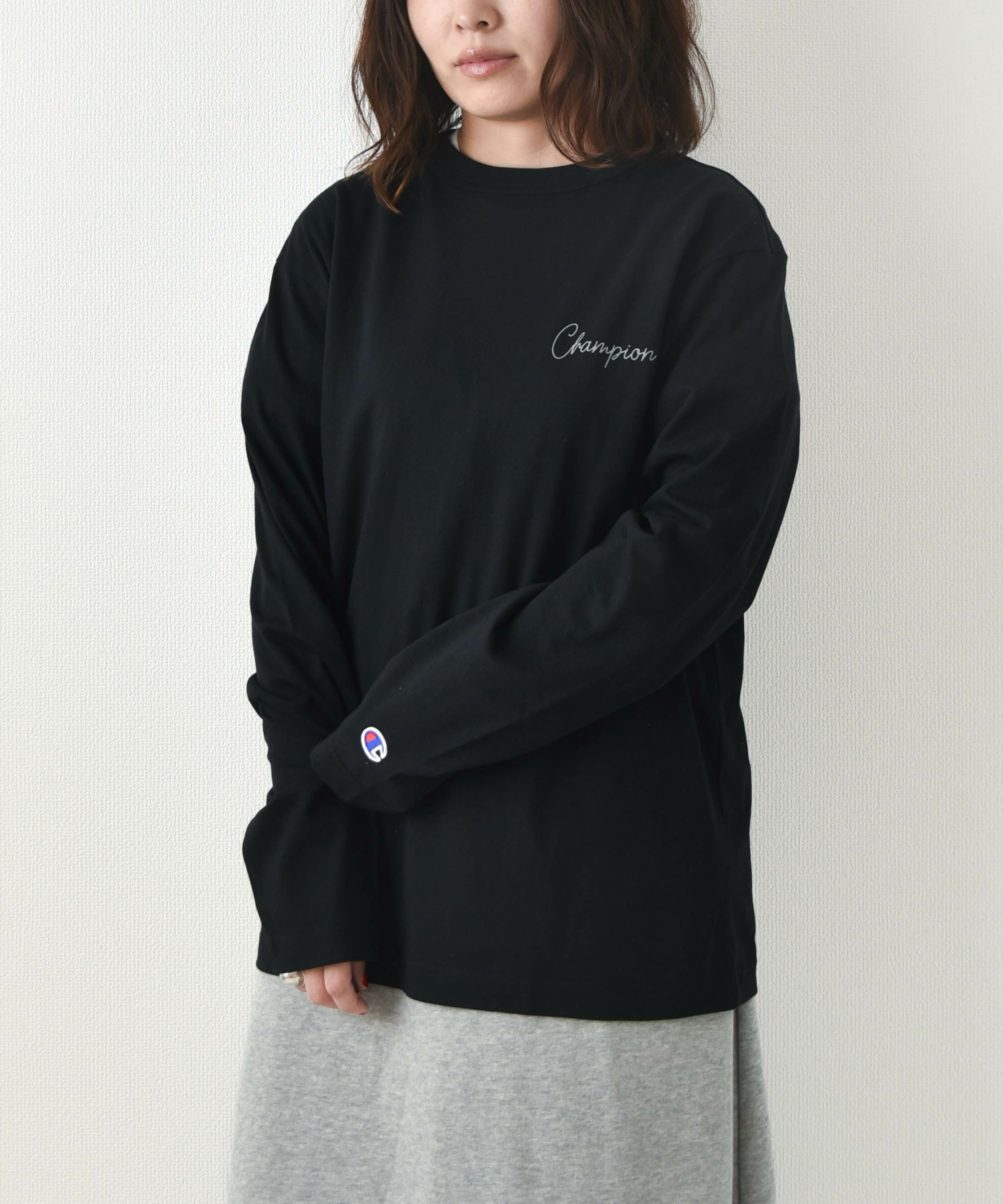 Champion｜LONG SLEEVE T-SHIRT [[C3-B408]][D]