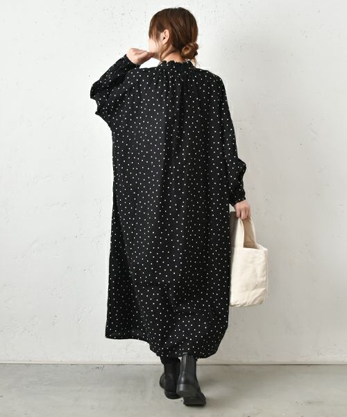 ichi｜ドットシャツワンピース [[240702]][C] | ma28 ONLINE STORE