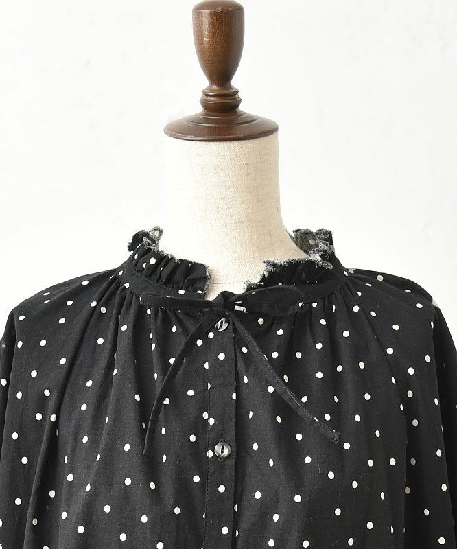 ichi｜ドットシャツワンピース [[240702]][C] | ma28 ONLINE STORE