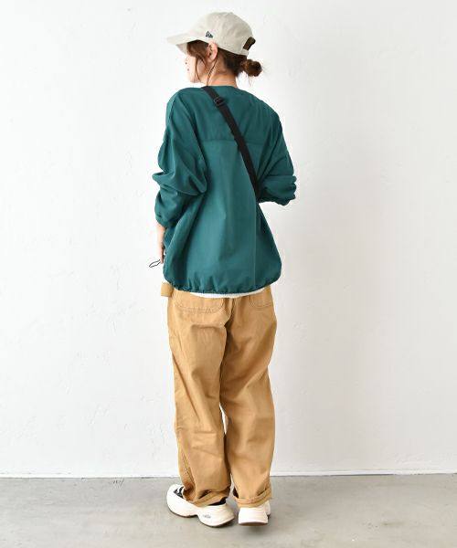 IN THE MARKET｜ピグメント裏毛フハク切替カットソー [[380-42]][C]