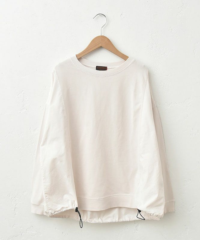  IN THE MARKET｜ピグメント裏毛フハク切替カットソー [[380-42]][C]