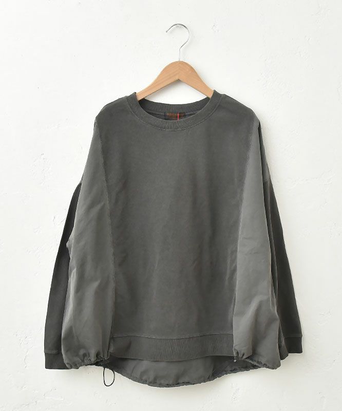  IN THE MARKET｜ピグメント裏毛フハク切替カットソー [[380-42]][C]