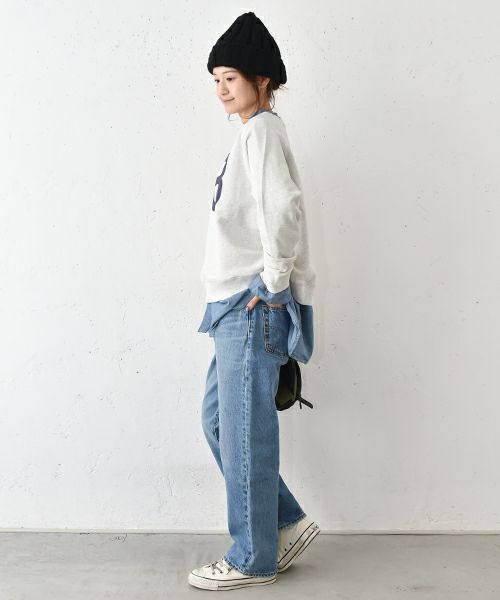 her.｜フロントプリントスウェット [[MTAH409-0107]][C]