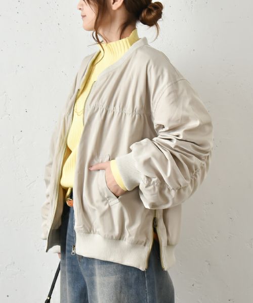 HUMS｜袖ギャザーブルゾン [[141024]][C]
