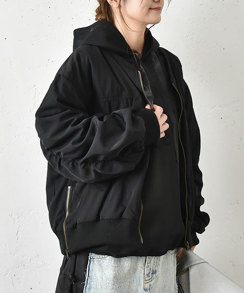 HUMS｜袖ギャザーブルゾン [[141024]][C]