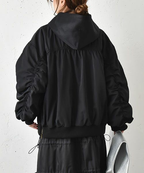 HUMS｜袖ギャザーブルゾン [[141024]][C]