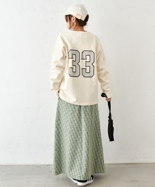 User name TOKYO.｜ナンバーロゴカットソー [[MUH103TBC]][C]