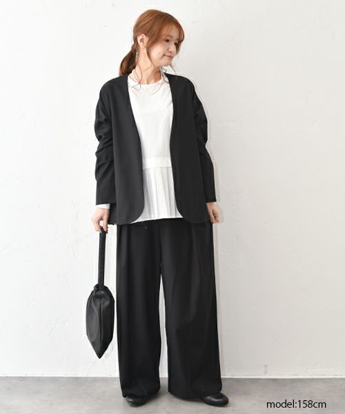 No18｜タックパンツ [[CE1PT240801A]][C]