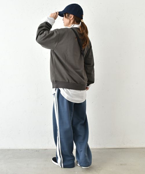 IN THE MARKET｜ライン入り裏起毛スウェットパンツ [[C-2377]][C]