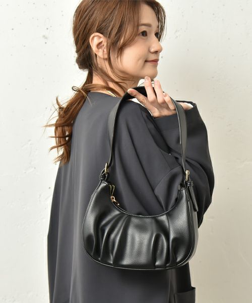 HUMS｜PUレザーワンハンドルバッグ [[Z241033]][C]