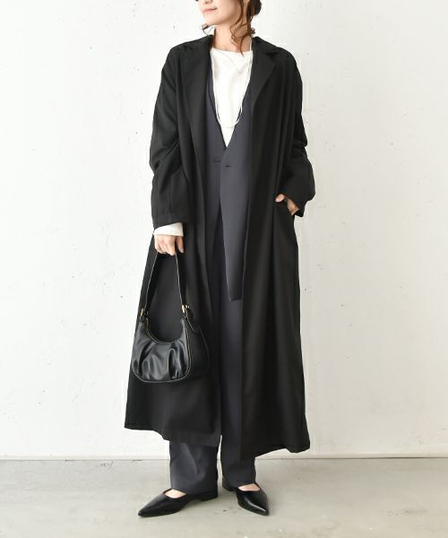 HUMS｜ロングトッパーコート [[HUM-053]][C]