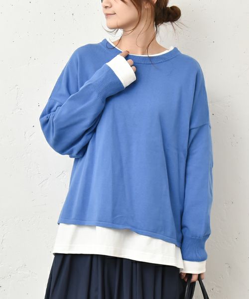 hagumu｜オーバーニット [[08083]][C]