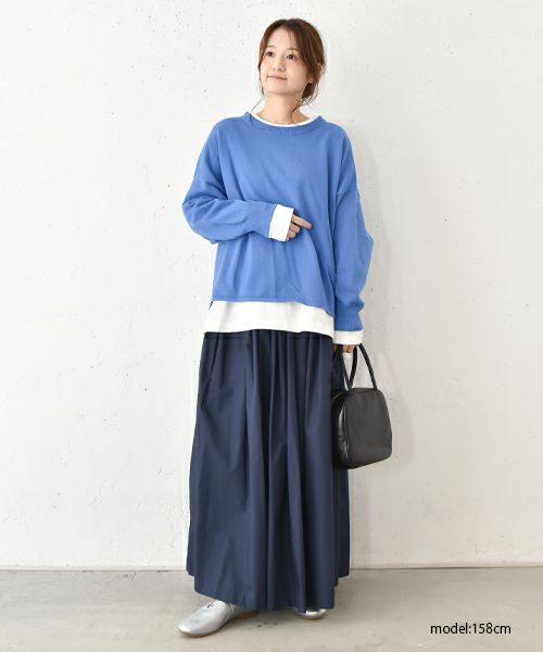 hagumu｜オーバーニット [[08083]][C]