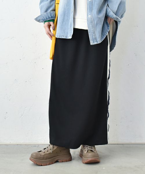 IN THE MARKET｜トラックラインスカート [[C-2343]][C]