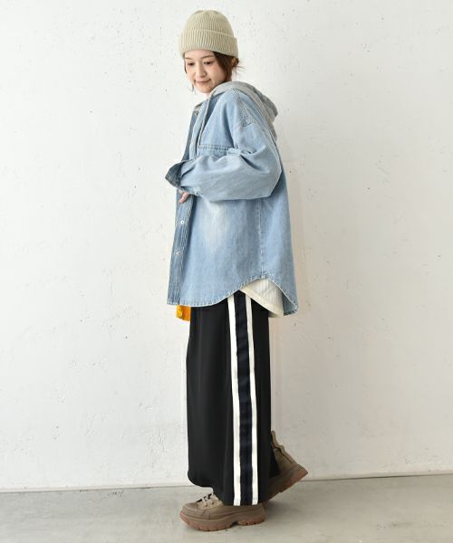 IN THE MARKET｜トラックラインスカート [[C-2343]][C]