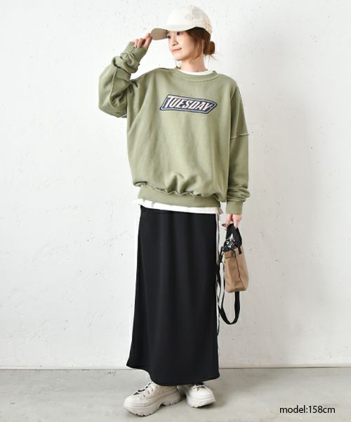  IN THE MARKET｜トラックラインスカート [[C-2343]][C]