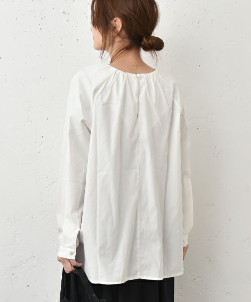 hagumu｜襟ギャザープルオーバー [[125693]][C]