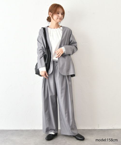 hagumu｜襟ギャザープルオーバー [[125693]][C]