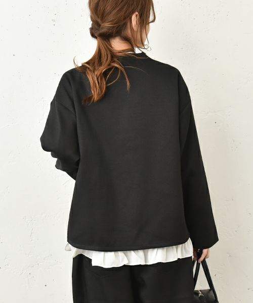 hagumu｜Vネックジャケット [[hag-138]][C]