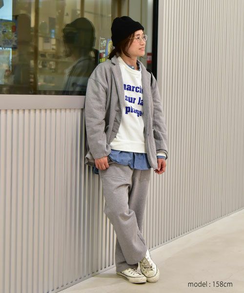 her.｜テーラードスウェットジャケット [[CE3JK250101]][C]