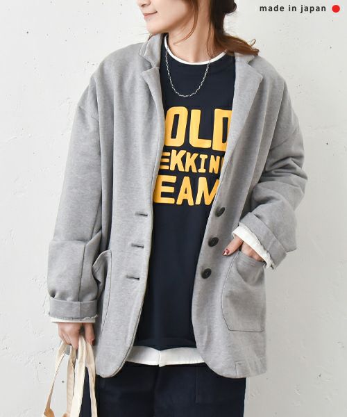 her.｜テーラードスウェットジャケット [[CE3JK250101]][C]