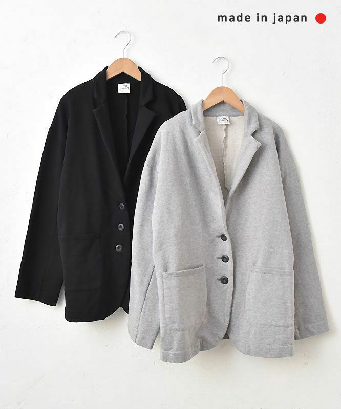 her.｜テーラードスウェットジャケット [[CE3JK250101]][C]