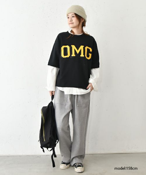 her.｜スウェットベイカーパンツ [[CE3PT250102]][C]