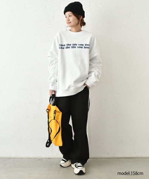 IN THE MARKET｜ロゴスウェット [[HU24-5205]][C]