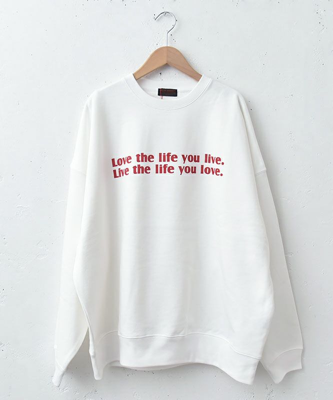  IN THE MARKET｜ロゴスウェット [[HU24-5205]][C]