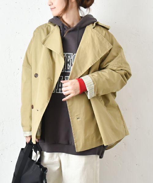 IN THE MARKET｜ショート丈トレンチコート [[C-2345]][C]