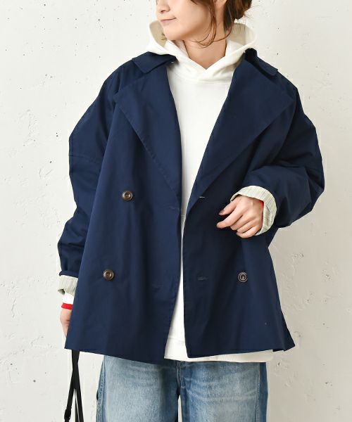 IN THE MARKET｜ショート丈トレンチコート [[C-2345]][C]