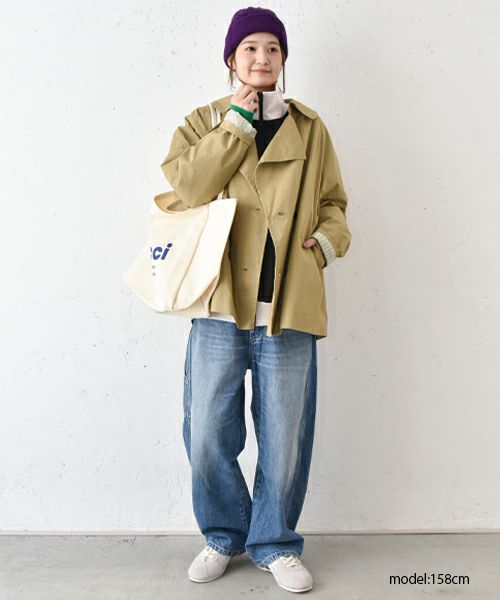 IN THE MARKET｜ショート丈トレンチコート [[C-2345]][C]