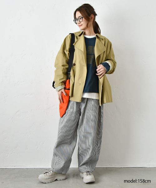IN THE MARKET｜ショート丈トレンチコート [[C-2345]][C]