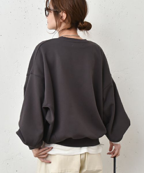 HUMS｜ボリュームスリーブカットソー [[C-5057]][C]