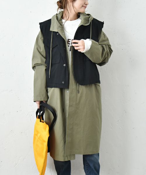 IN THE MARKET｜ミリタリーベスト×モッズコート [[C-2342]][C]