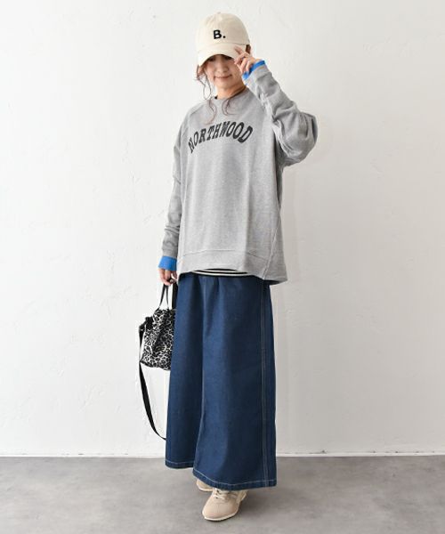 and quarter｜ロゴカットソー [[131299F]][C]