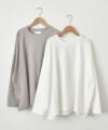 hagumu｜ワイドカットソー [[C-725]][C]