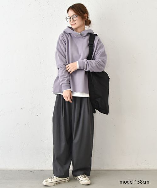 her.｜セントラル裏毛パーカー [[MA-1314]][C]