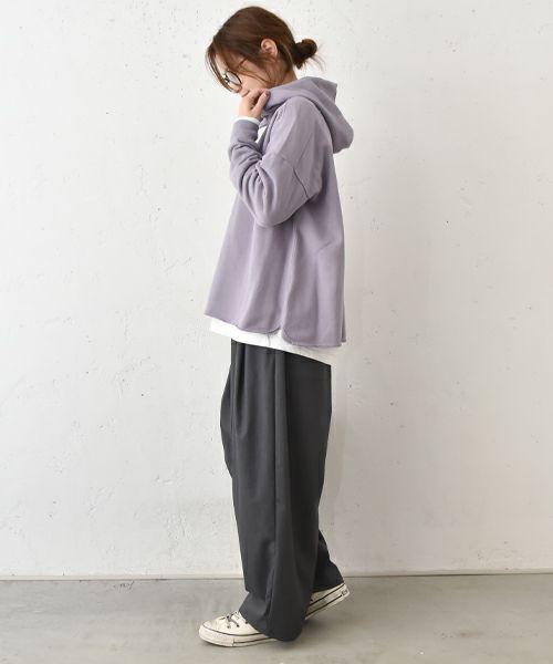 her.｜セントラル裏毛パーカー [[MA-1314]][C]