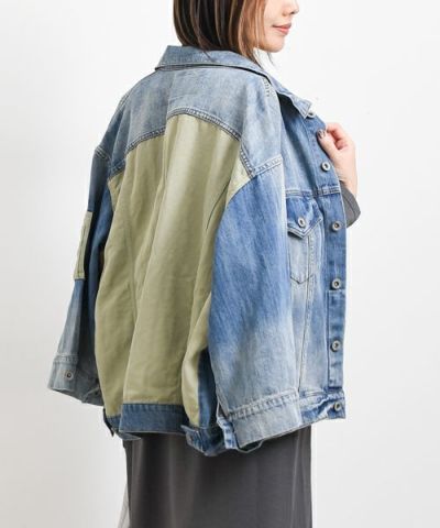 ワイルドシングス/デニム/インディゴ/モッズコート/コラボ/ジャケット/M/限定 SPRING / SUMMER 2025 WILD THINGS LOOK|WILDTHINGS