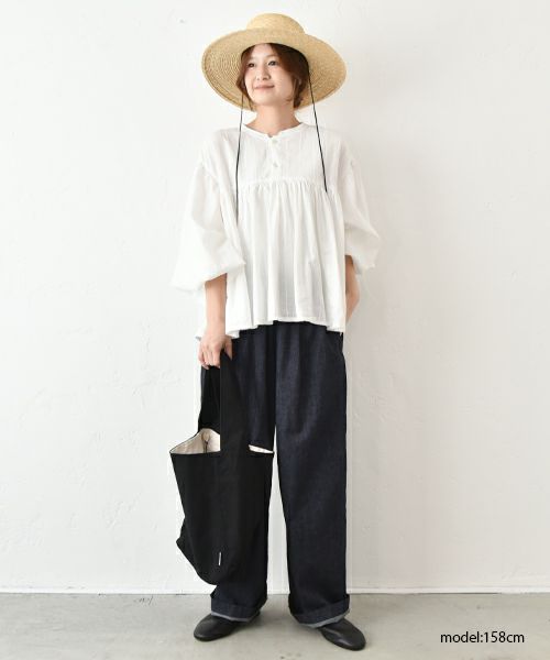 HARVESTY｜ボヘミアンブラウス [[A42503]][C]