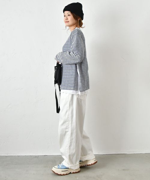 Gives a sense of fullment｜レイヤードTee [[851001]][C]