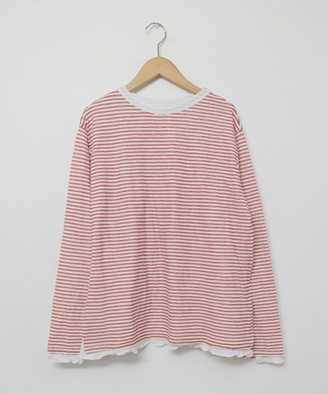 Gives a sense of fullment｜レイヤードTee [[851001]][C]