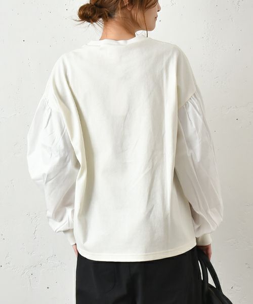 No18｜ブロードパフスリーブプルオーバー [[220163]][C]