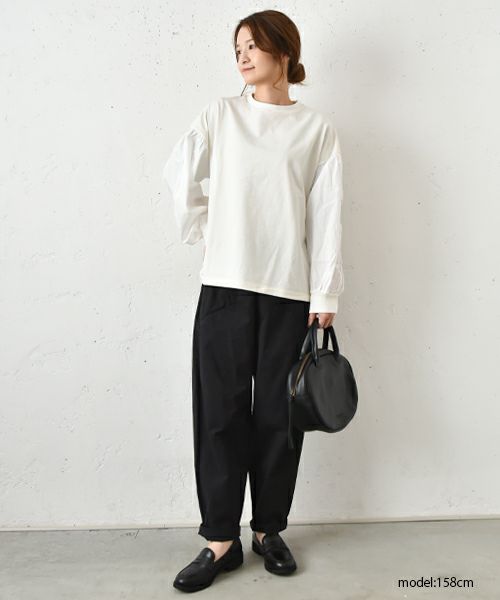 No18｜ブロードパフスリーブプルオーバー [[220163]][C]